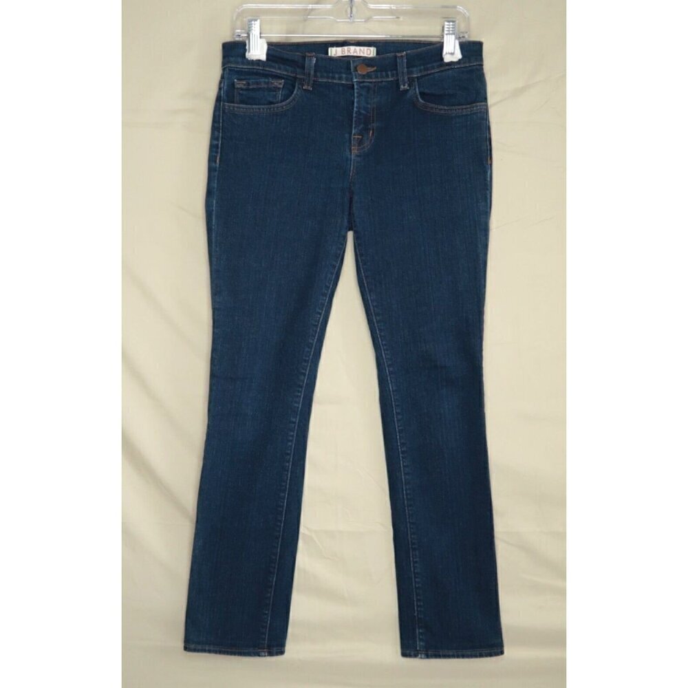 J BRAND 3912 Aruba Jeans Womens 28 Low Rise Skinny Stretch Dark Wash Y2K EUC